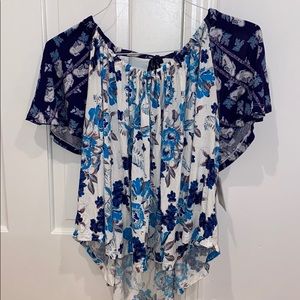 Flowery Free People Blouse